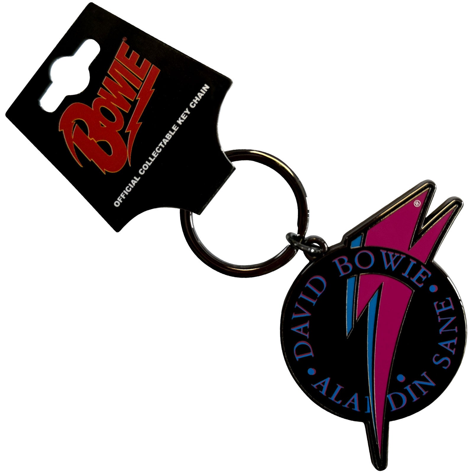 David Bowie: Aladdin Sane Keychain