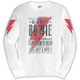 David Bowie: Hammersmith Odeon Long Sleeve T-Shirt (Sleeve Print)