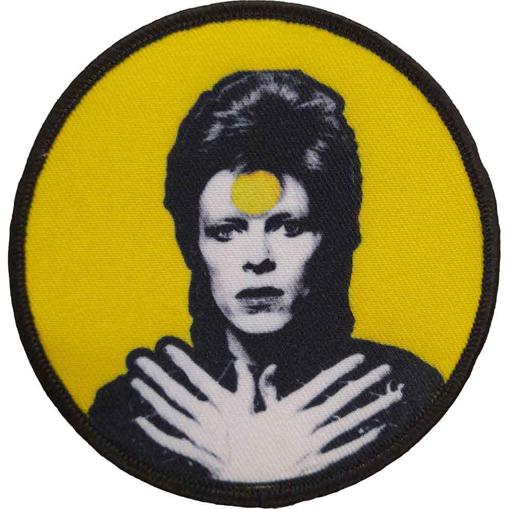 David Bowie: Hands Crossed Patch – officielt merchandise