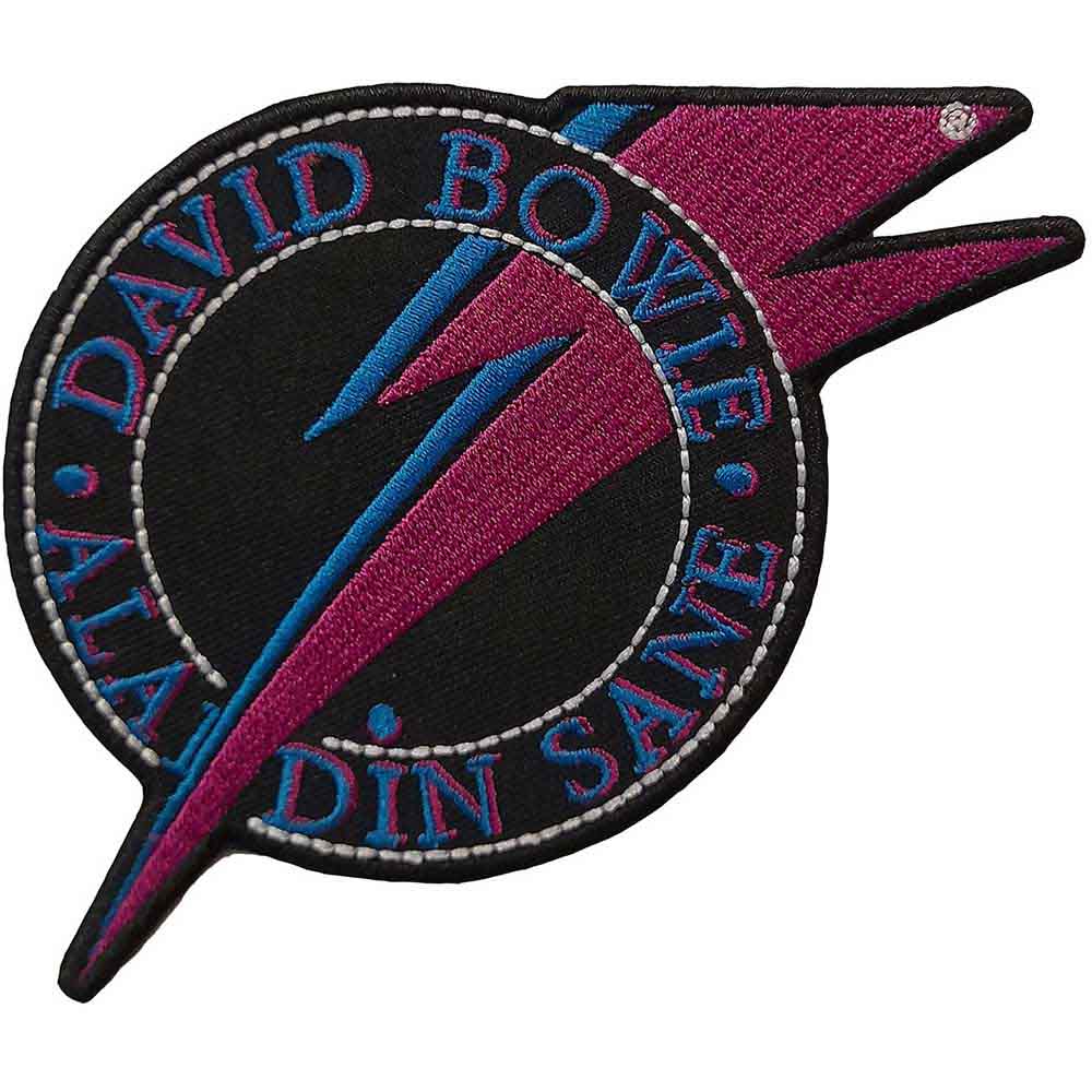 David Bowie: Aladdin Sane Patch – officielt merchandise
