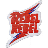 David Bowie: Rebel Rebel Patch – officielt merchandise