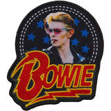 David Bowie: Smoking Woven Logo Patch – officielt merchandise