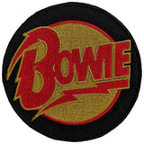 David Bowie: Diamond Dogs Logo Circle Patch – officielt merchandise