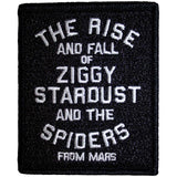 David Bowie: The Rise and Fall Standard Patch