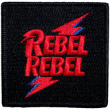 David Bowie: Rebel Rebel Pink & Blue Standard Patch