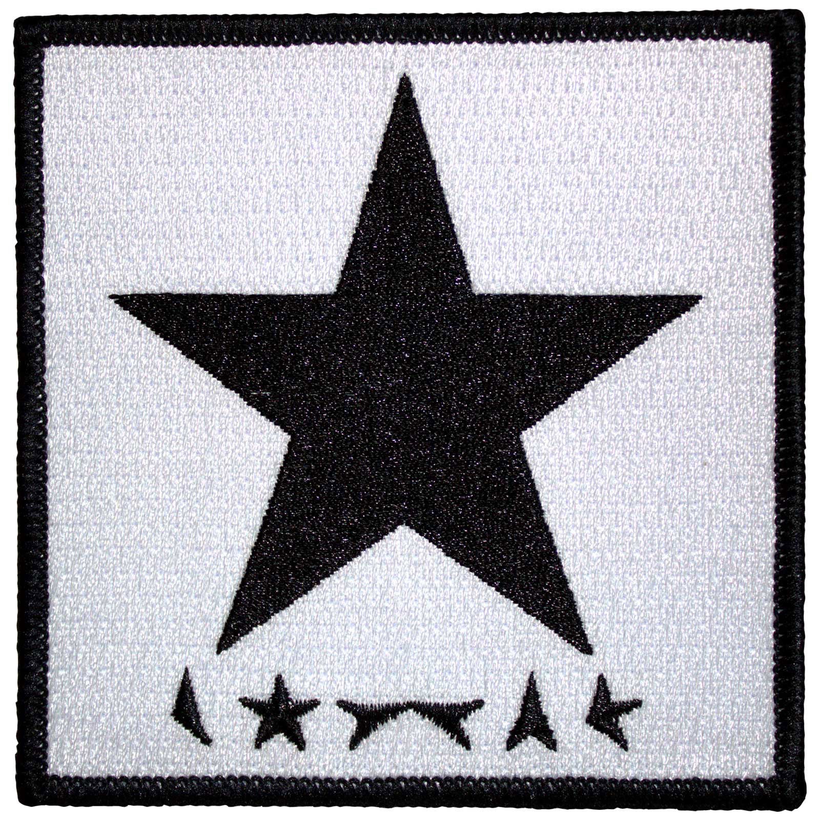 David Bowie: Blackstar On White Standard Patch