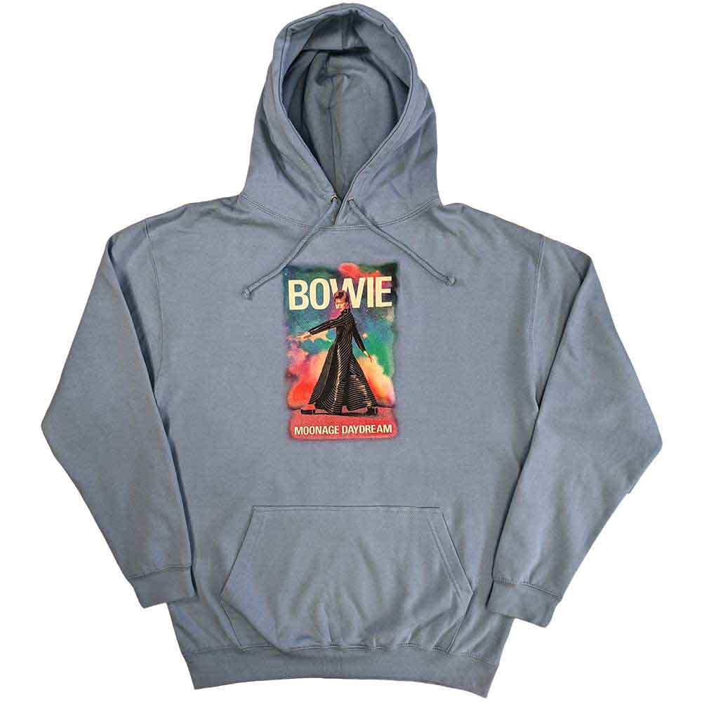 David Bowie: Moonage 11 Fade Hoodie – officielt merchandise