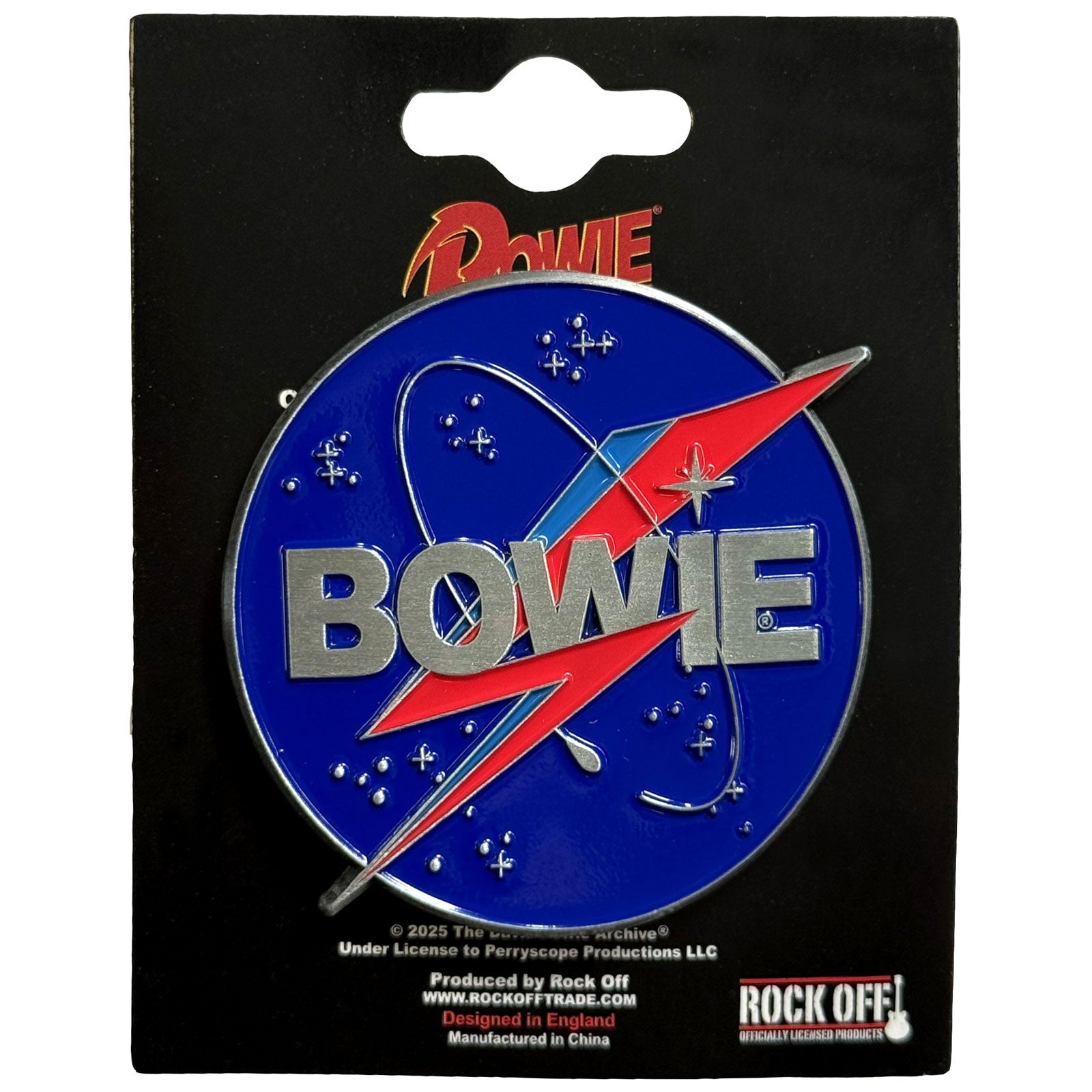 David Bowie: NASA Pin Badge