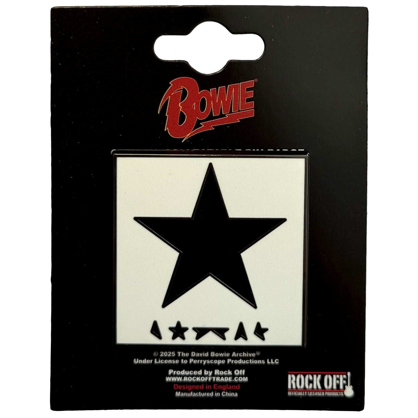 David Bowie: Blackstar Pin Badge