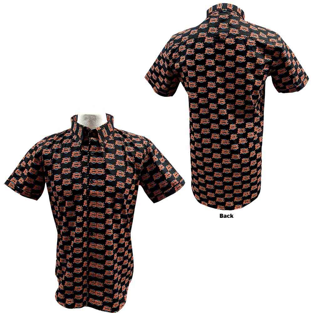 David Bowie: World Tour Logo Pattern (All Over Print) Casual Shirt – officielt merchandise