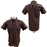 David Bowie: World Tour Logo Pattern (All Over Print) Casual Shirt – officielt merchandise