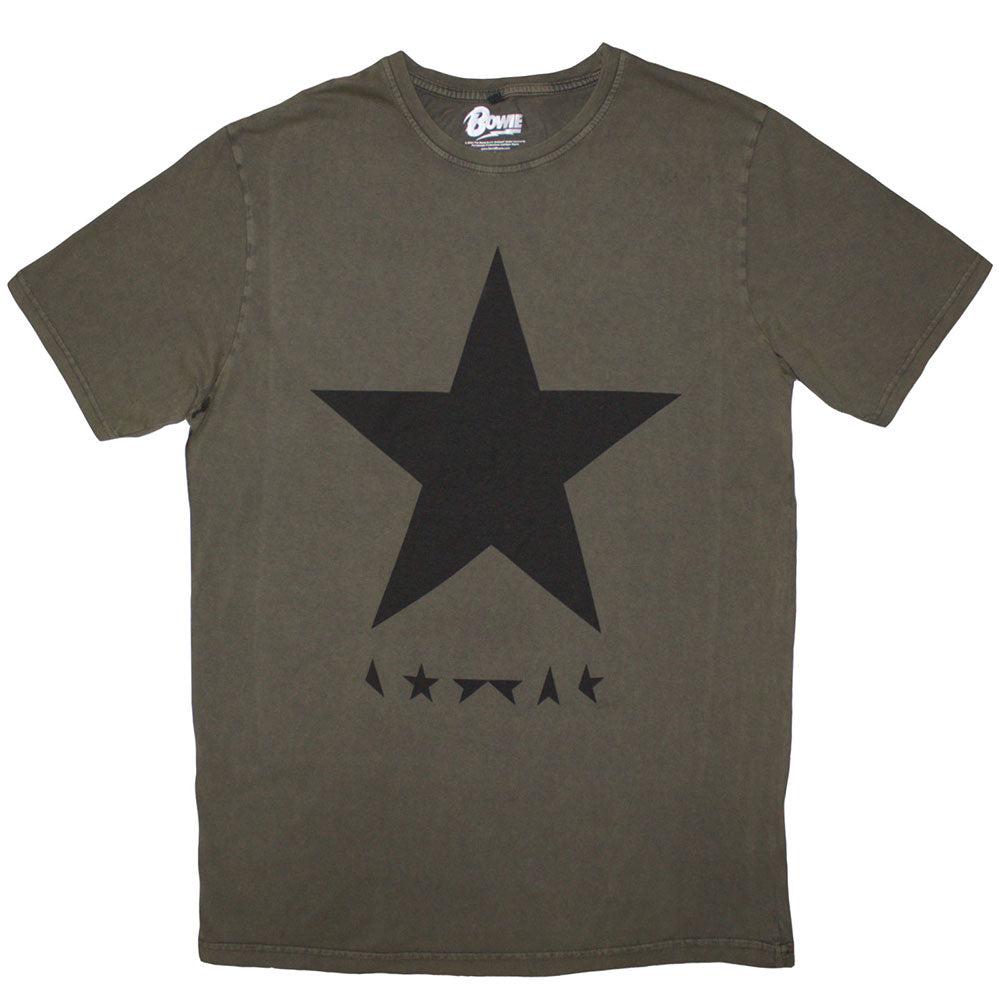 David Bowie: Blackstar Stone Wash T-Shirt (Wash)
