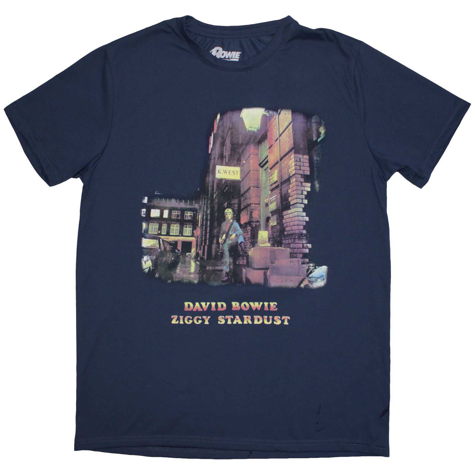 David Bowie: Ziggy Stardust T-shirt – officielt merchandise