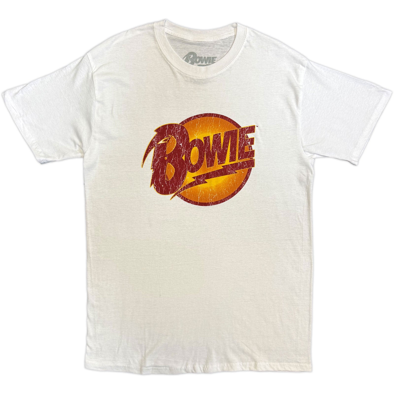 David Bowie: Vintage Diamond Dogs Logo T-shirt – officielt merchandise