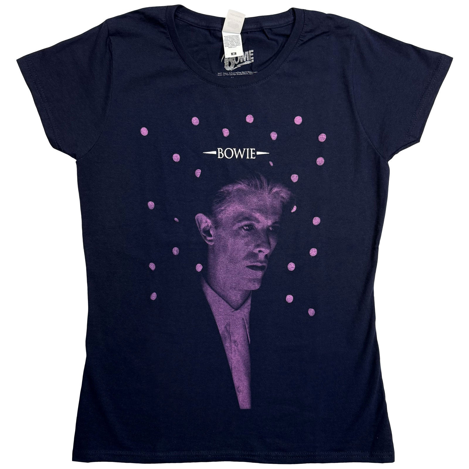 David Bowie: Dots T-shirt – officielt merchandise