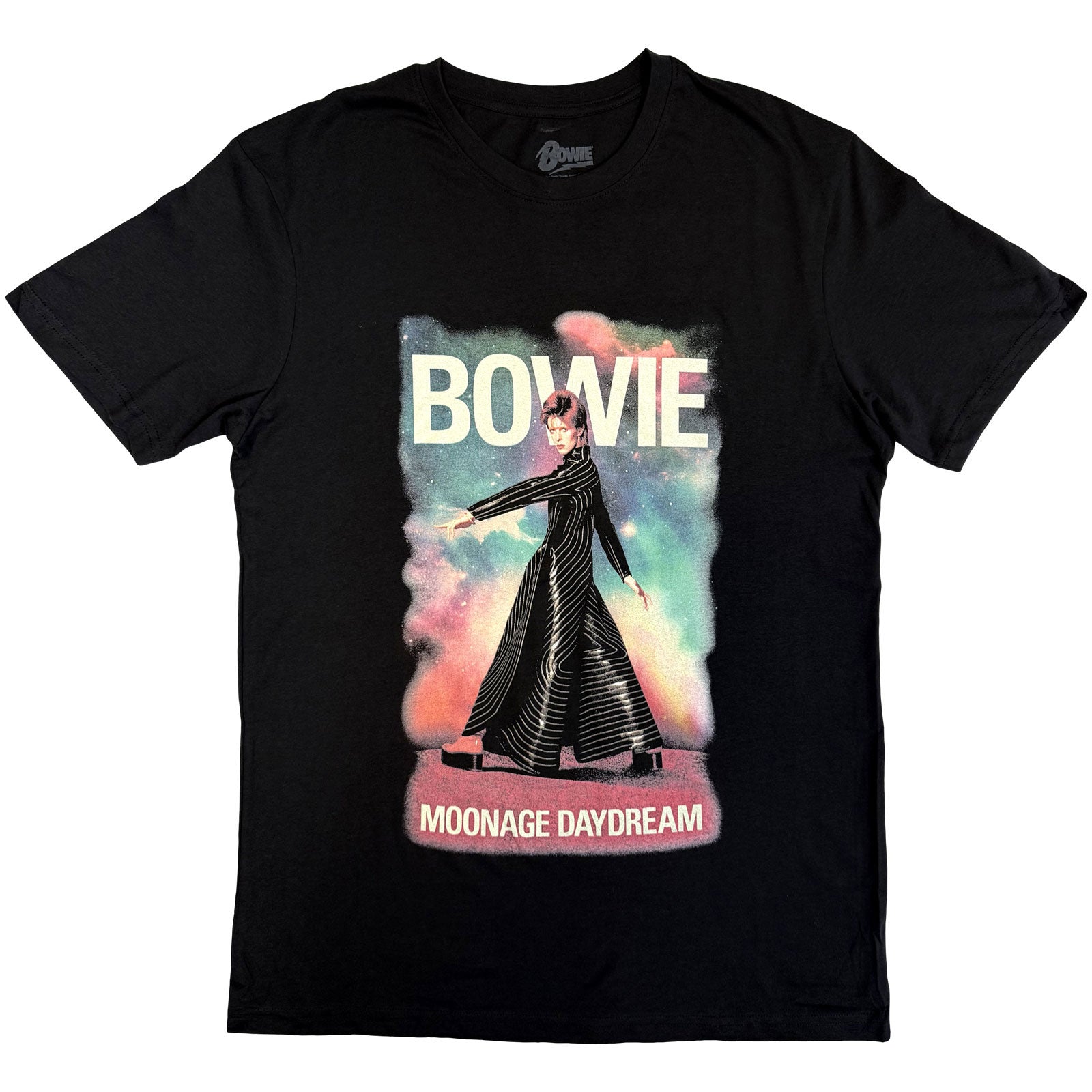 David Bowie: Moonage 11 Fade (Embellished) T-shirt – officielt merchandise