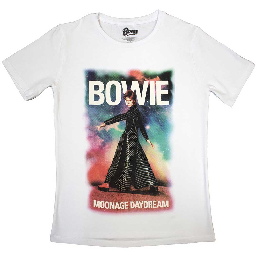 David Bowie: Moonage 11 Fade T-shirt – officielt merchandise