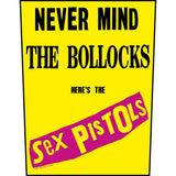 The Sex Pistols: Never Mind The Bollocks Yellow Patch – officielt merchandise