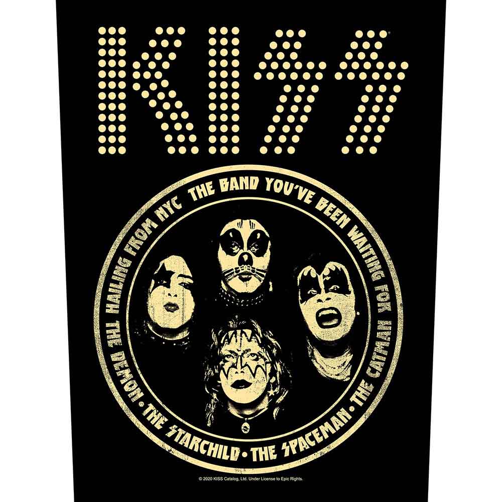 KISS: Hailing From NYC Patch – officielt merchandise
