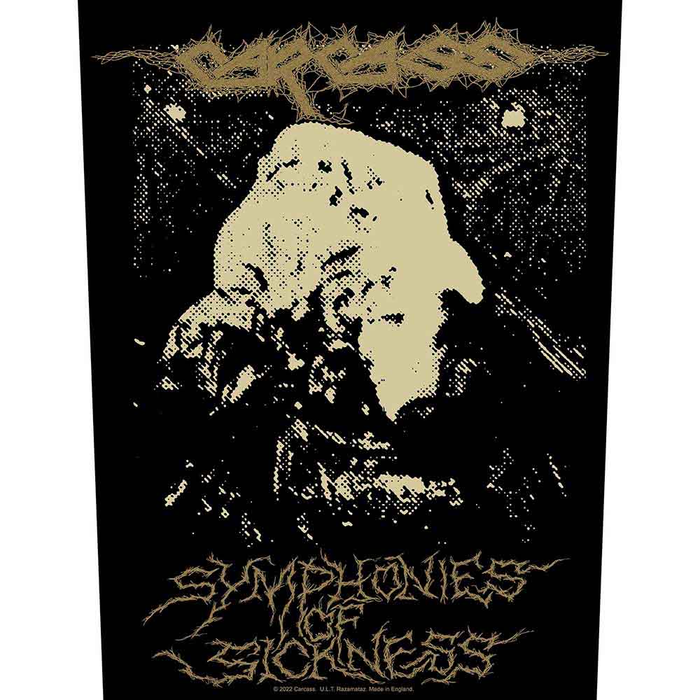 Carcass: Symphonies Of Sickness Patch – officielt merchandise