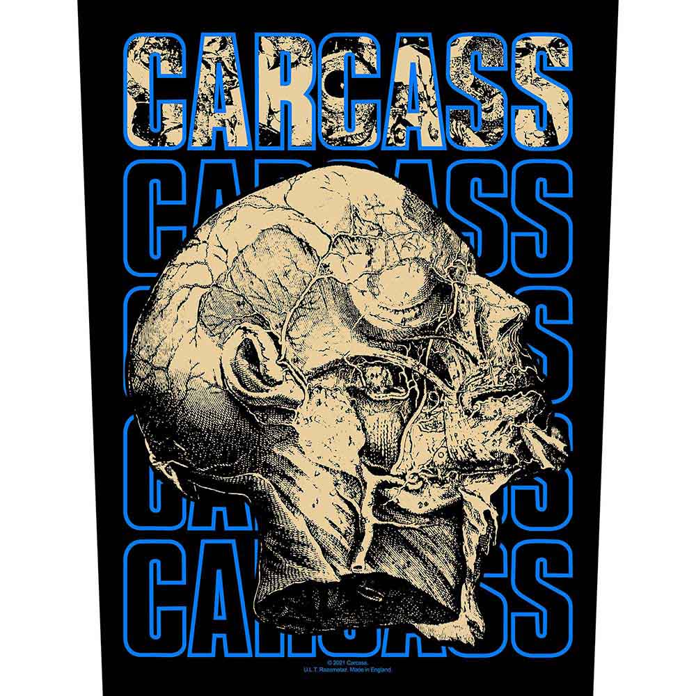 Carcass: Necro Head Patch – officielt merchandise