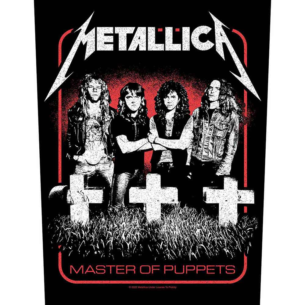 Metallica: Master Of Puppets Band Patch – officielt merchandise