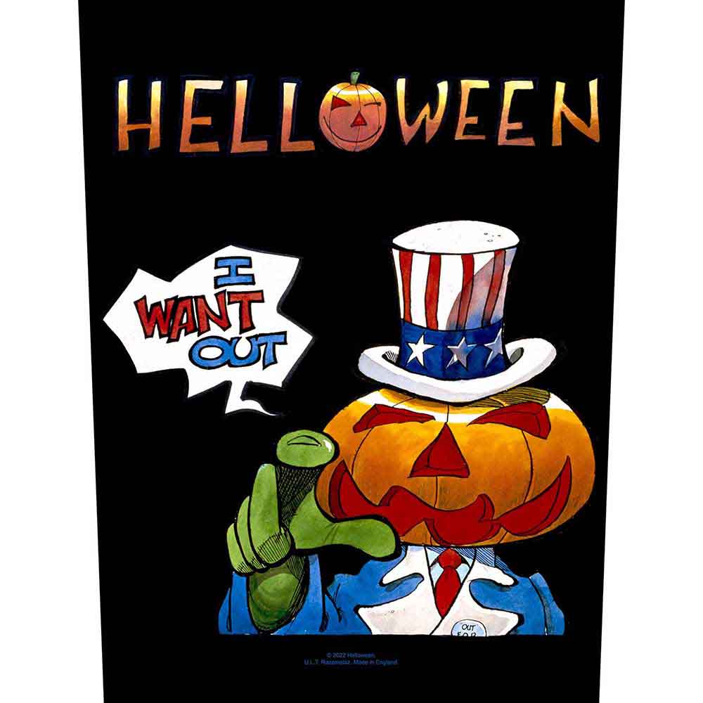 Helloween: I Want Out Patch – officielt merchandise