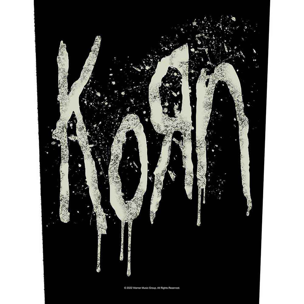 Korn: Splatter Logo Patch – officielt merchandise