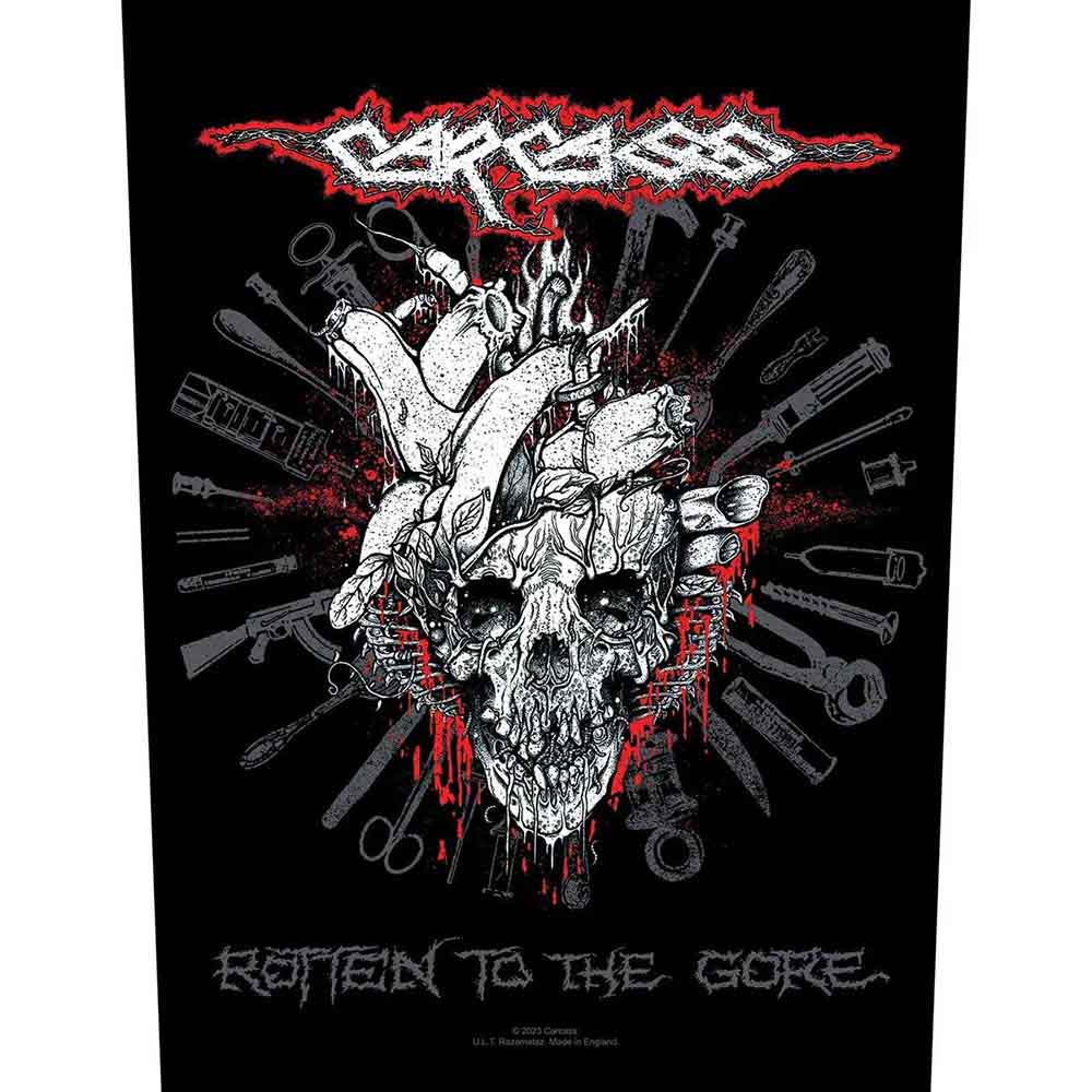 Carcass: Rotten To The Gore Patch – officielt merchandise