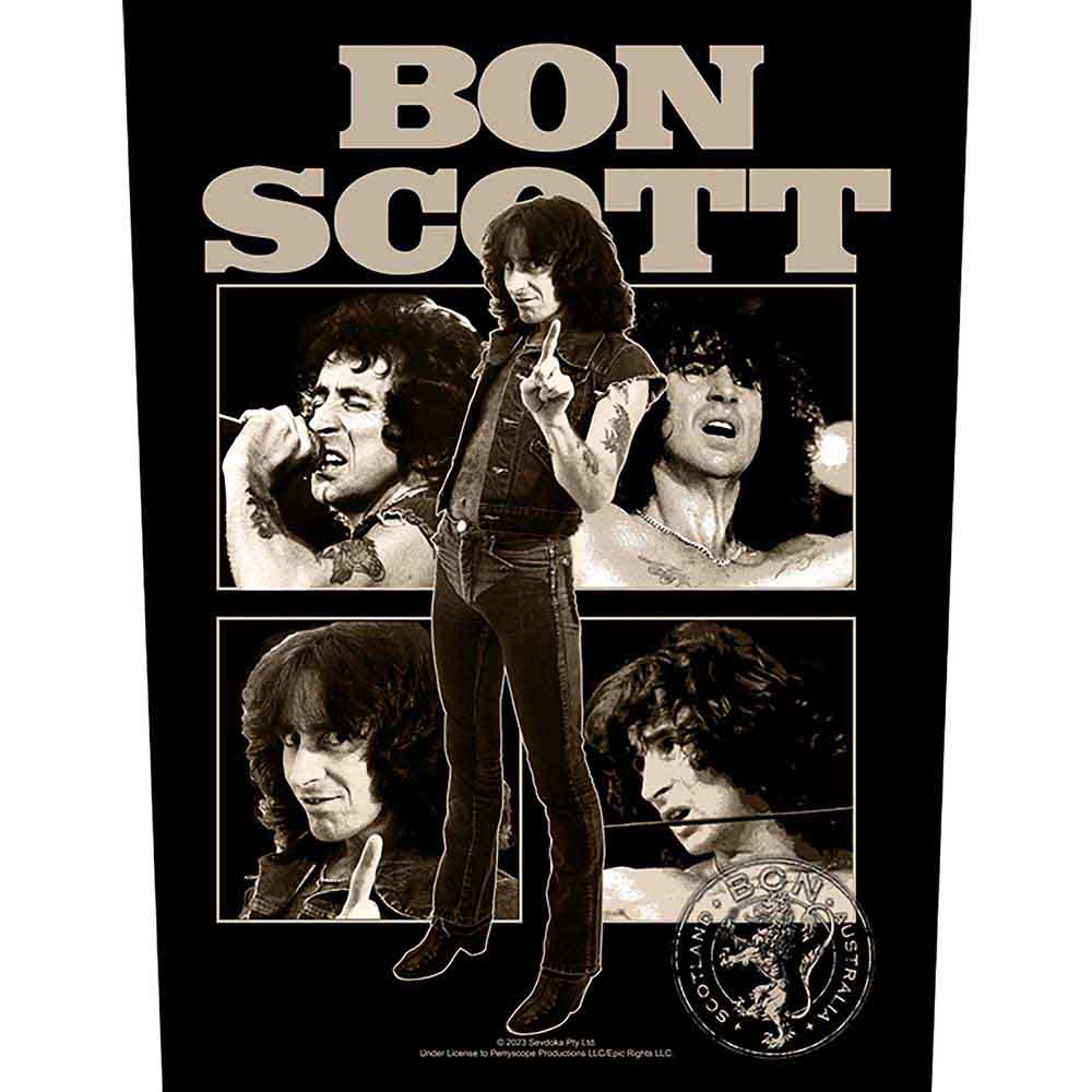 Bon Scott: Collage Back Patch