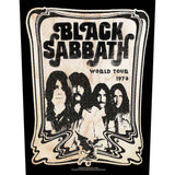 Black Sabbath: World Tour 1978 Back Patch