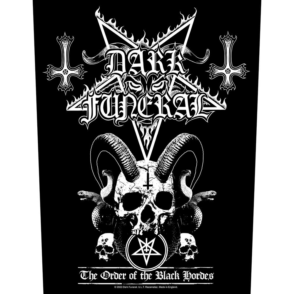 Dark Funeral: Order Of The Black Hordes Back Patch
