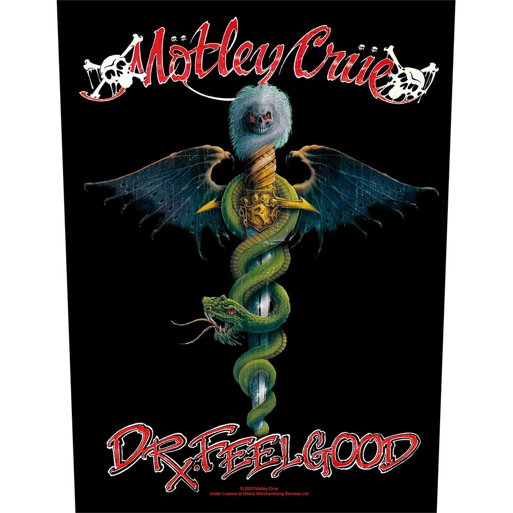 Motley Crue: Dr Feelgood Back Patch