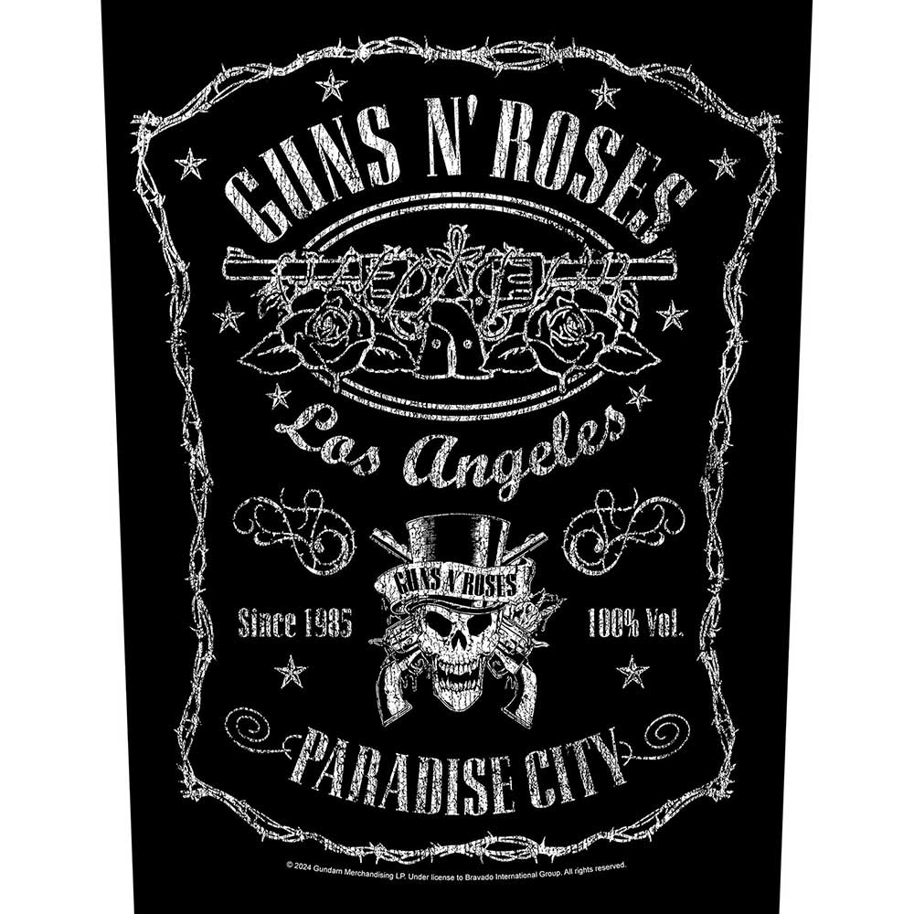 Guns N' Roses: Paradise City Back Patch
