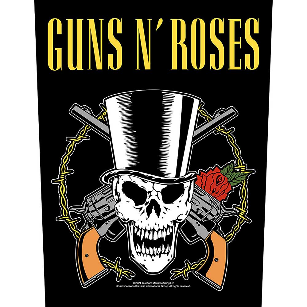 Guns N' Roses: Skull & Guns Back Patch