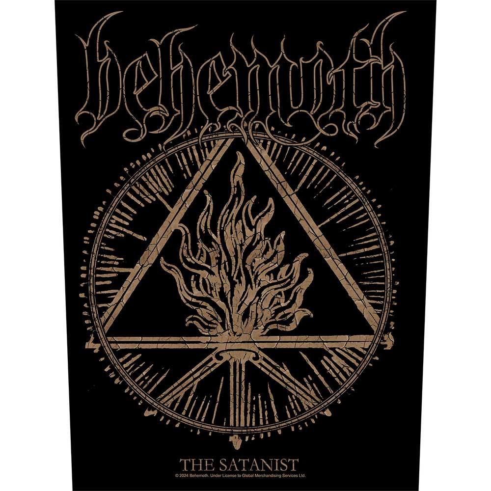 Behemoth: The Satanist Back Patch