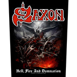 Saxon: Hell - Fire And Damnation Patch – officielt merchandise