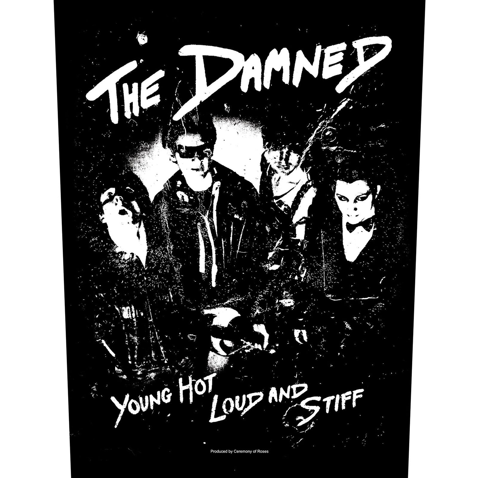 The Damned: Young - Hot - Loud And Stiff Patch – officielt merchandise