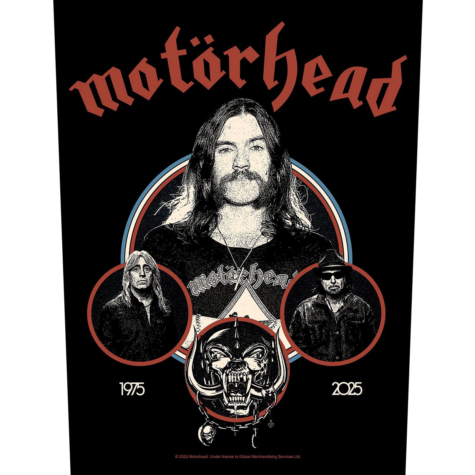 Motorhead: Band Circle Back Patch