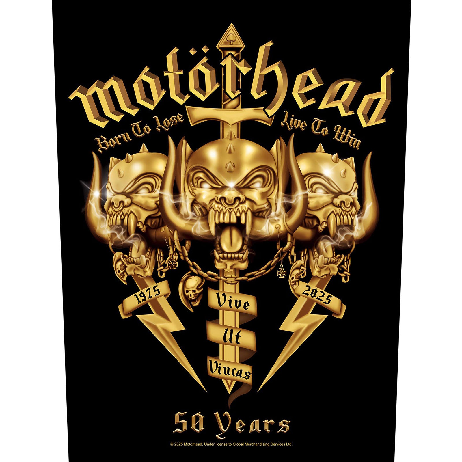 Motorhead: Core 50th Back Patch