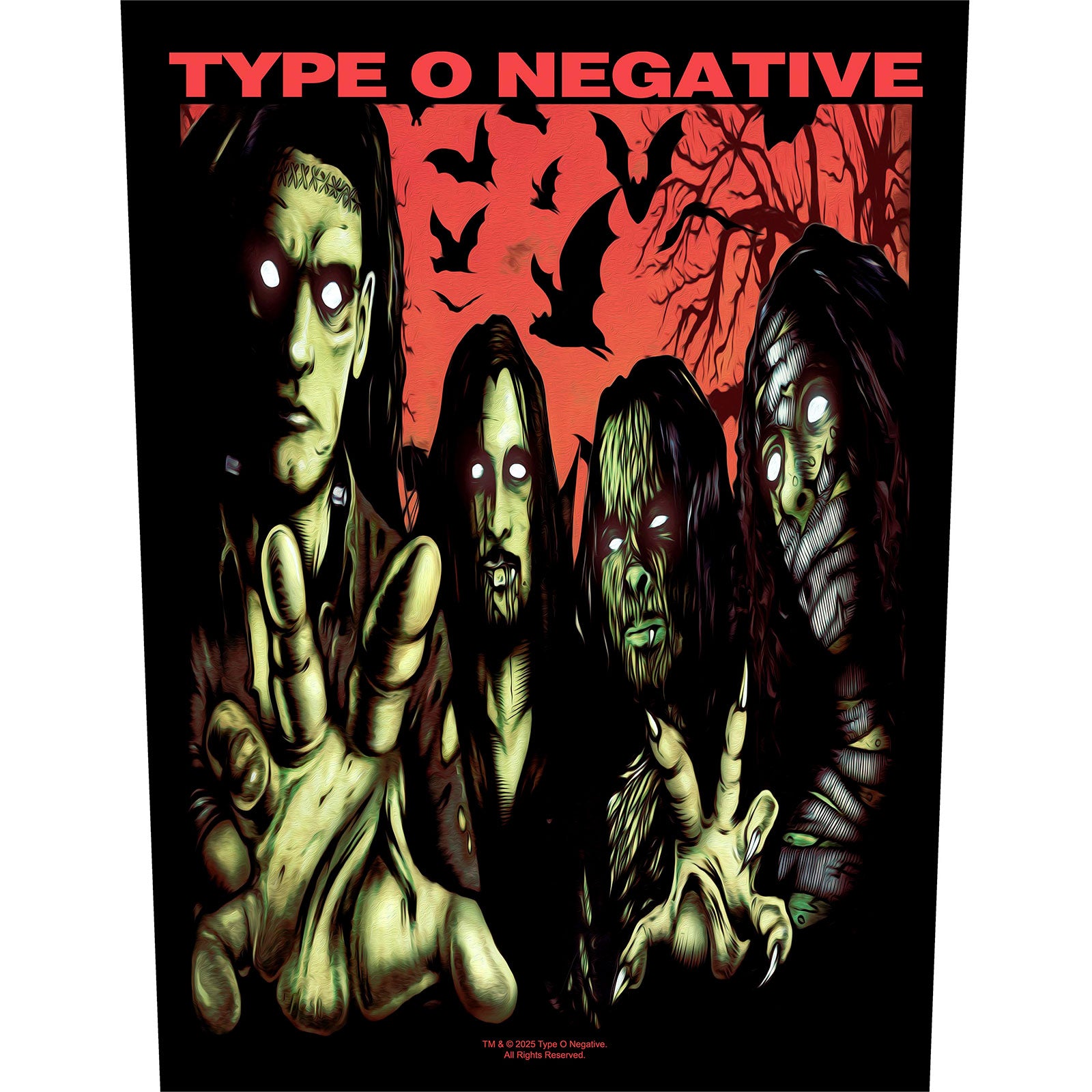 Type O Negative: Halloween Back Patch