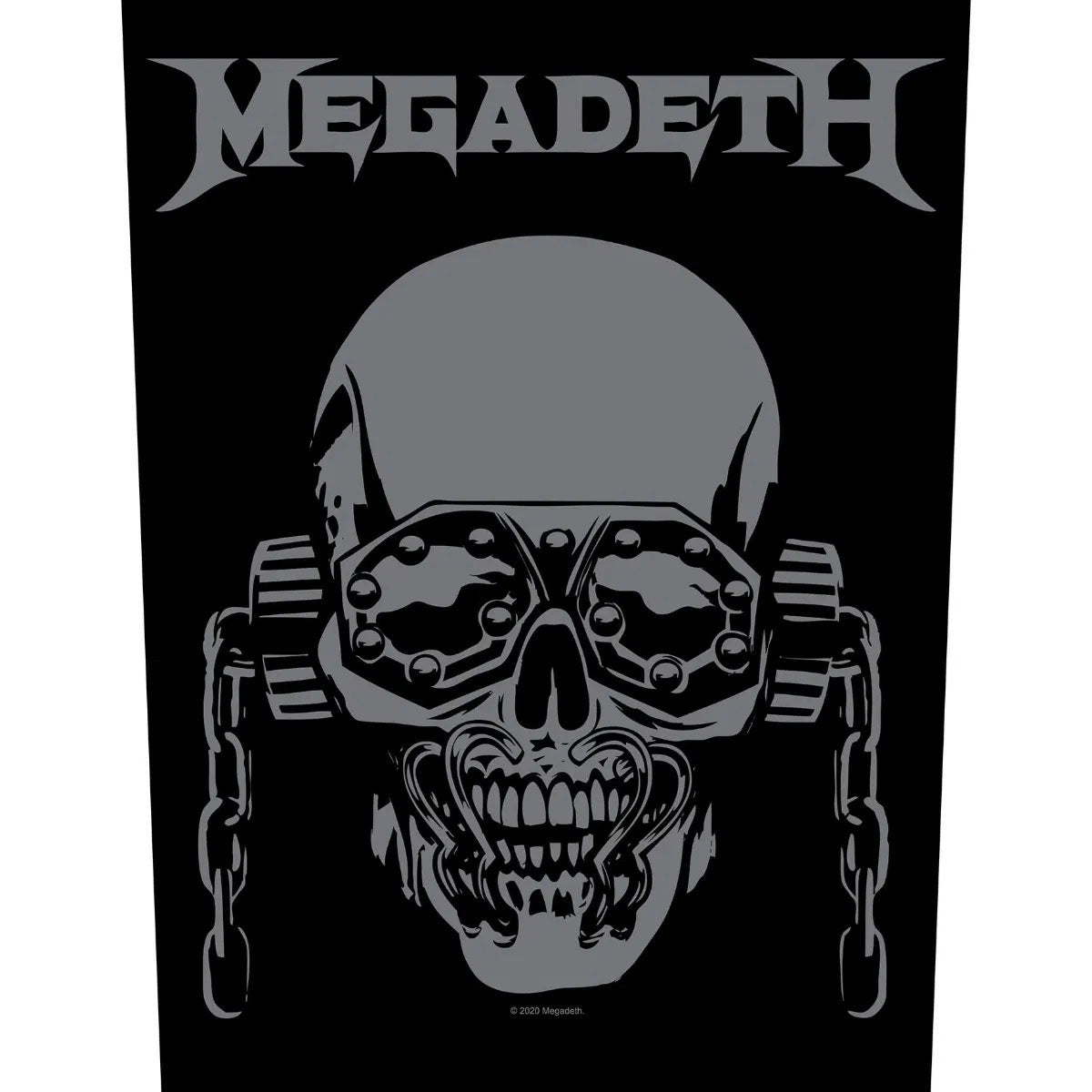 Megadeth: Vic Rattlehead Patch – officielt merchandise