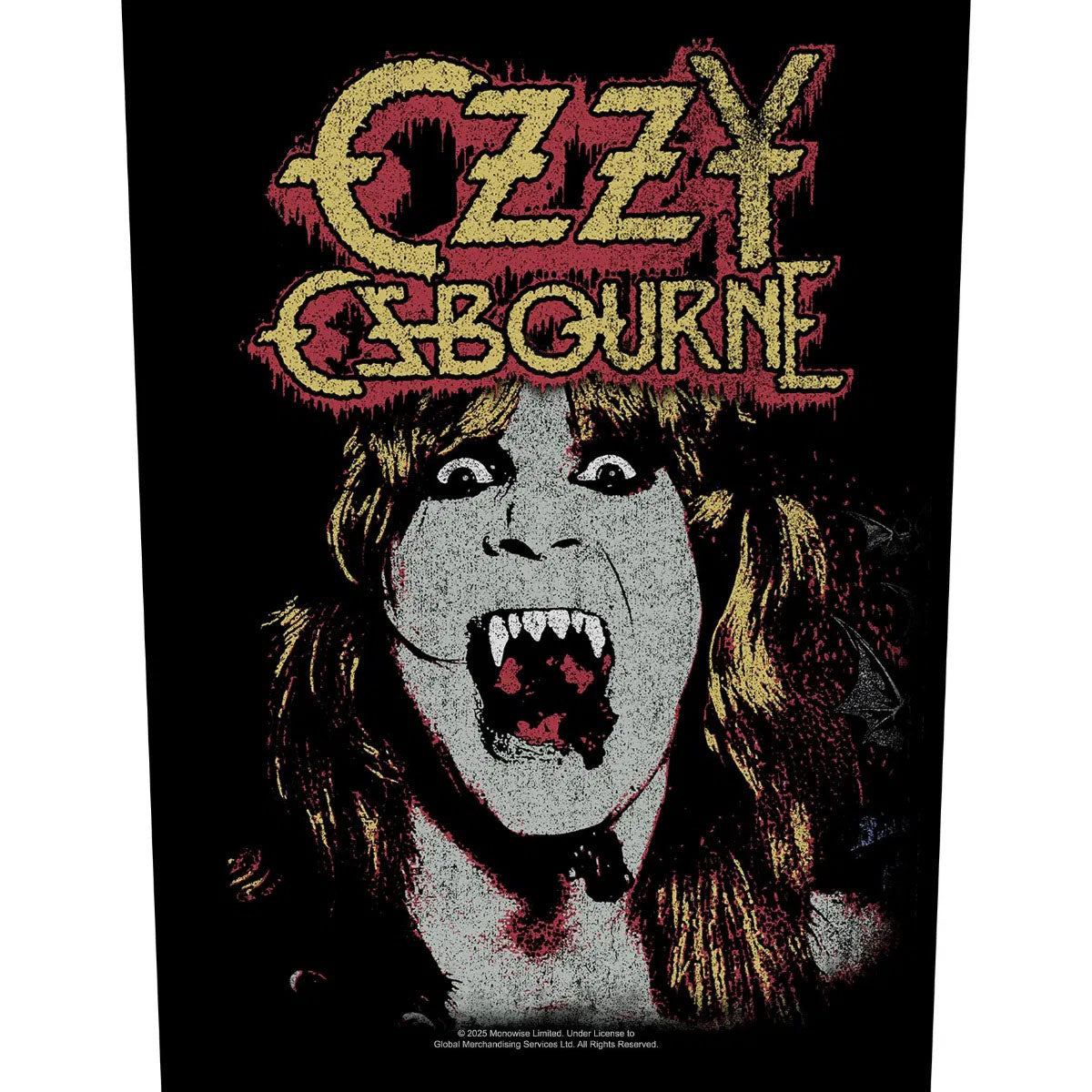 Ozzy Osbourne: Fangs Patch – officielt merchandise