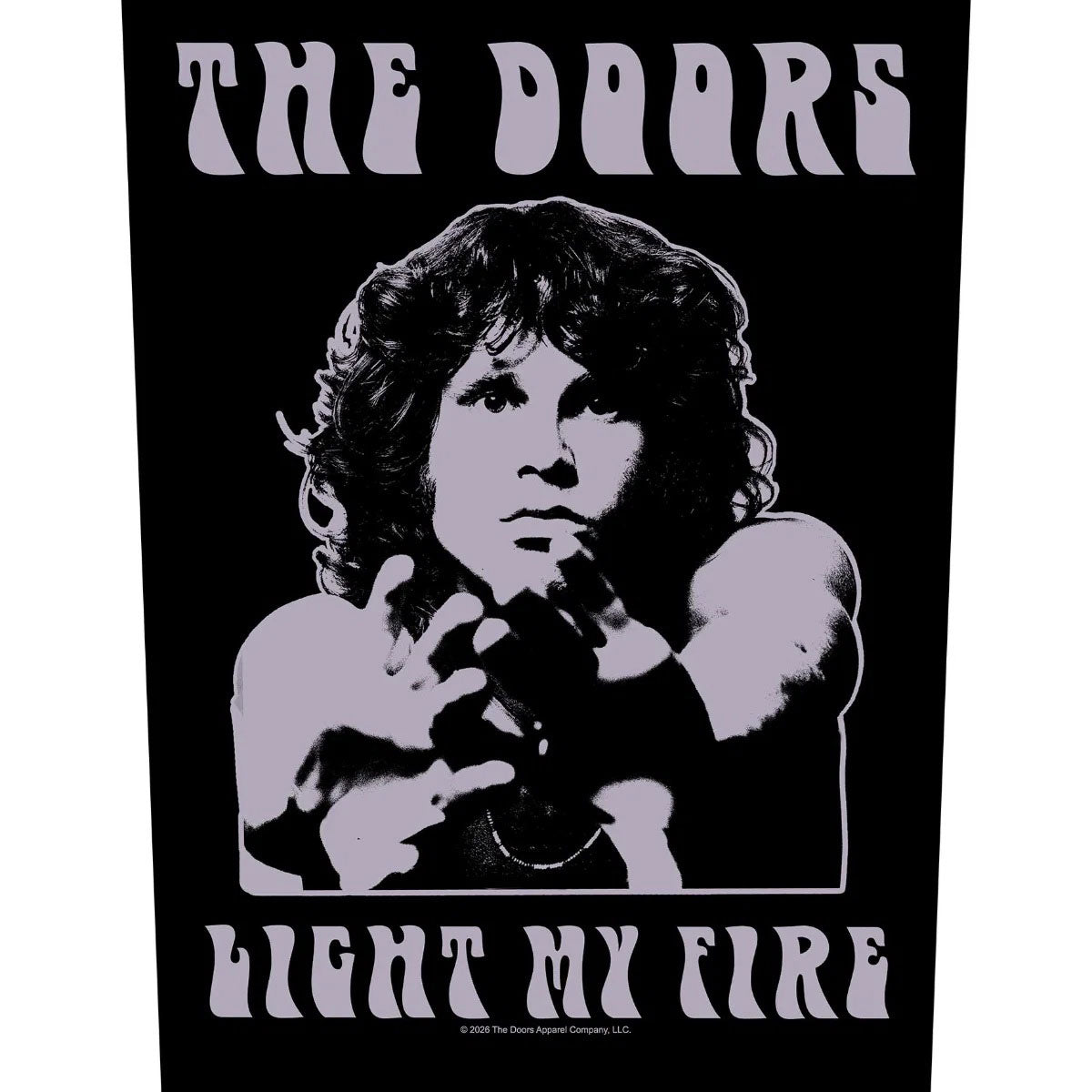 The Doors: Light My Fire Patch – officielt merchandise