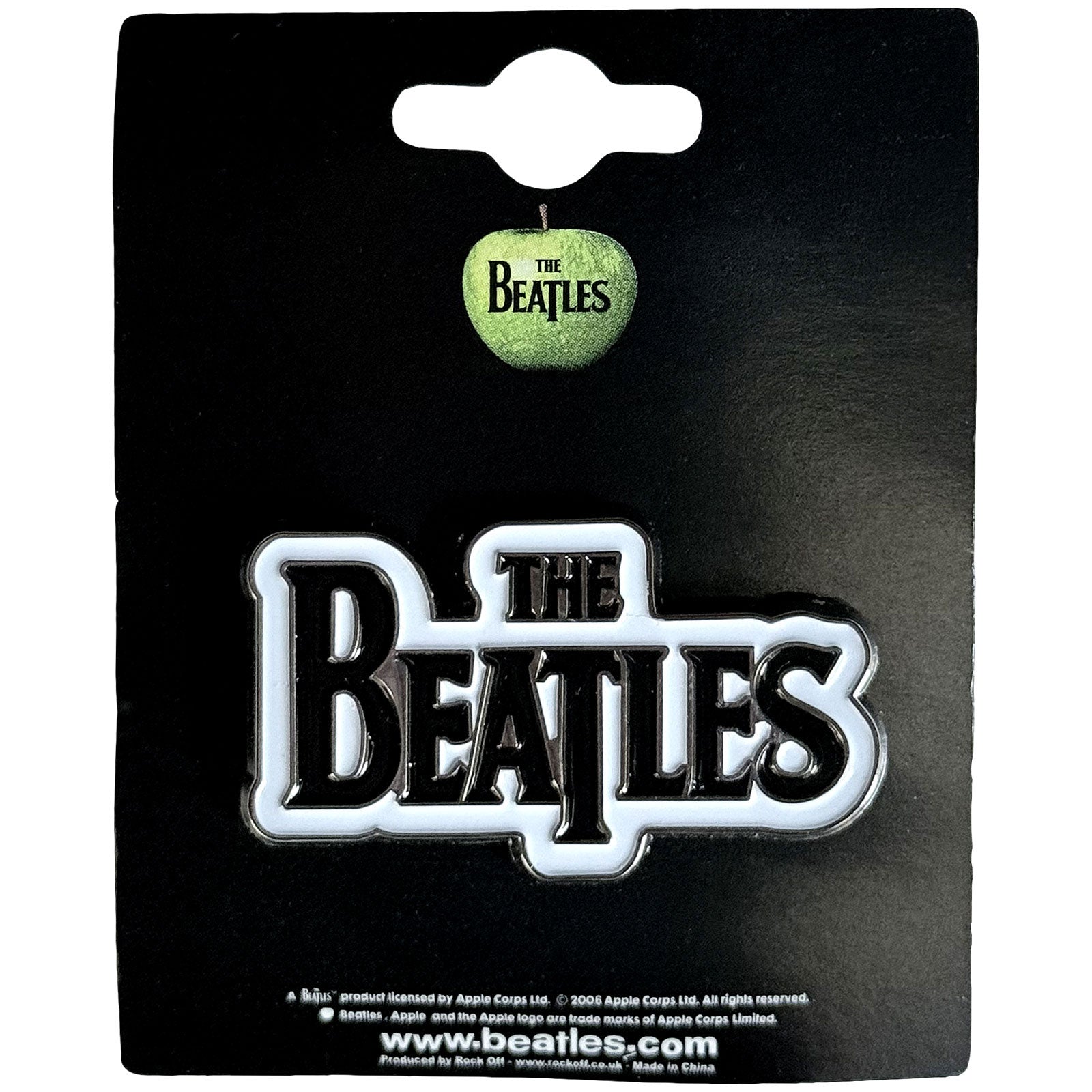 The Beatles: Drop T Logo Pin badge – officielt merchandise
