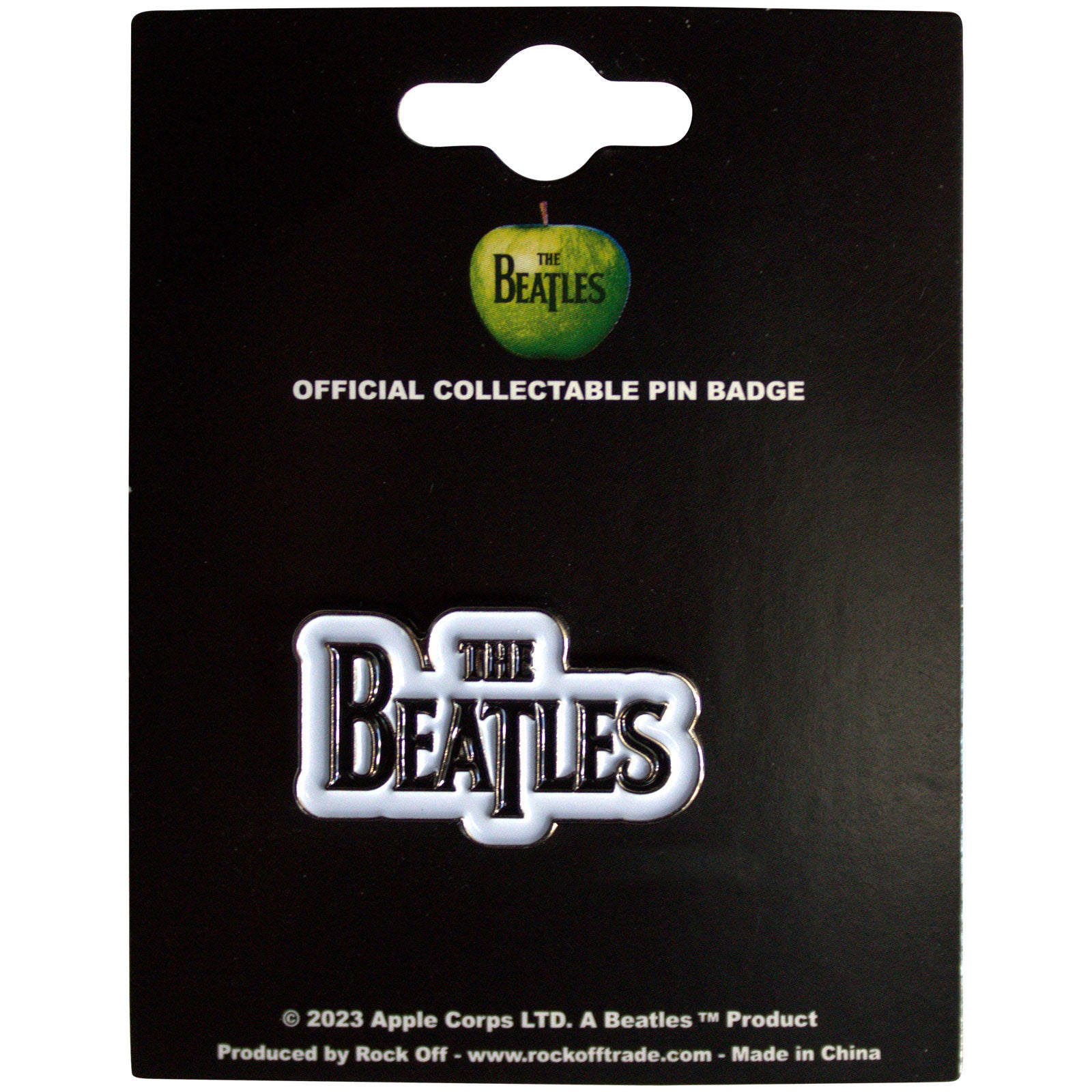 The Beatles: Drop T Logo Pin badge – officielt merchandise