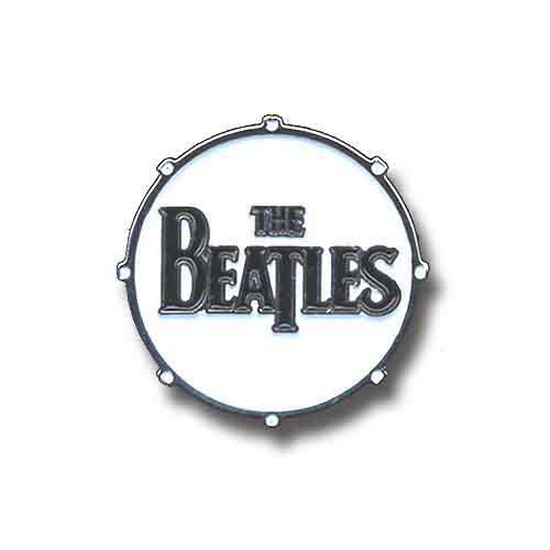 The Beatles: Drum Drop T Logo Pin Badge