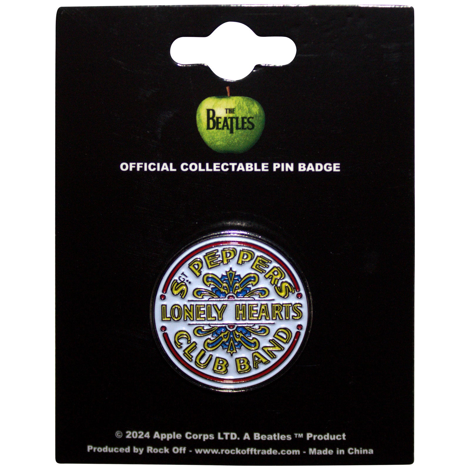 The Beatles: Sgt Pepper Drum Pin badge – officielt merchandise