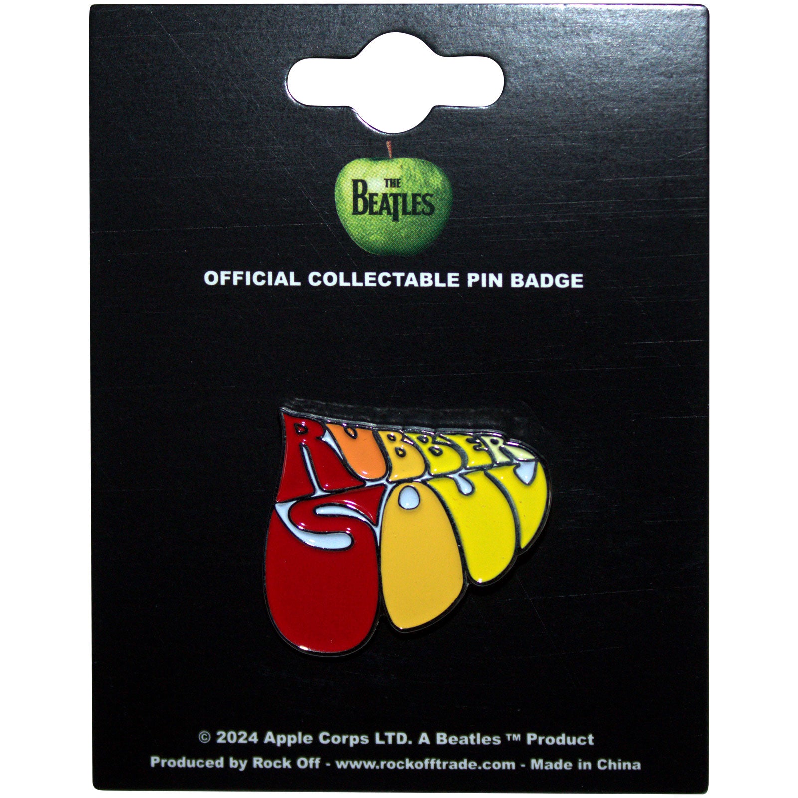 The Beatles: Rubber Soul Pin badge – officielt merchandise