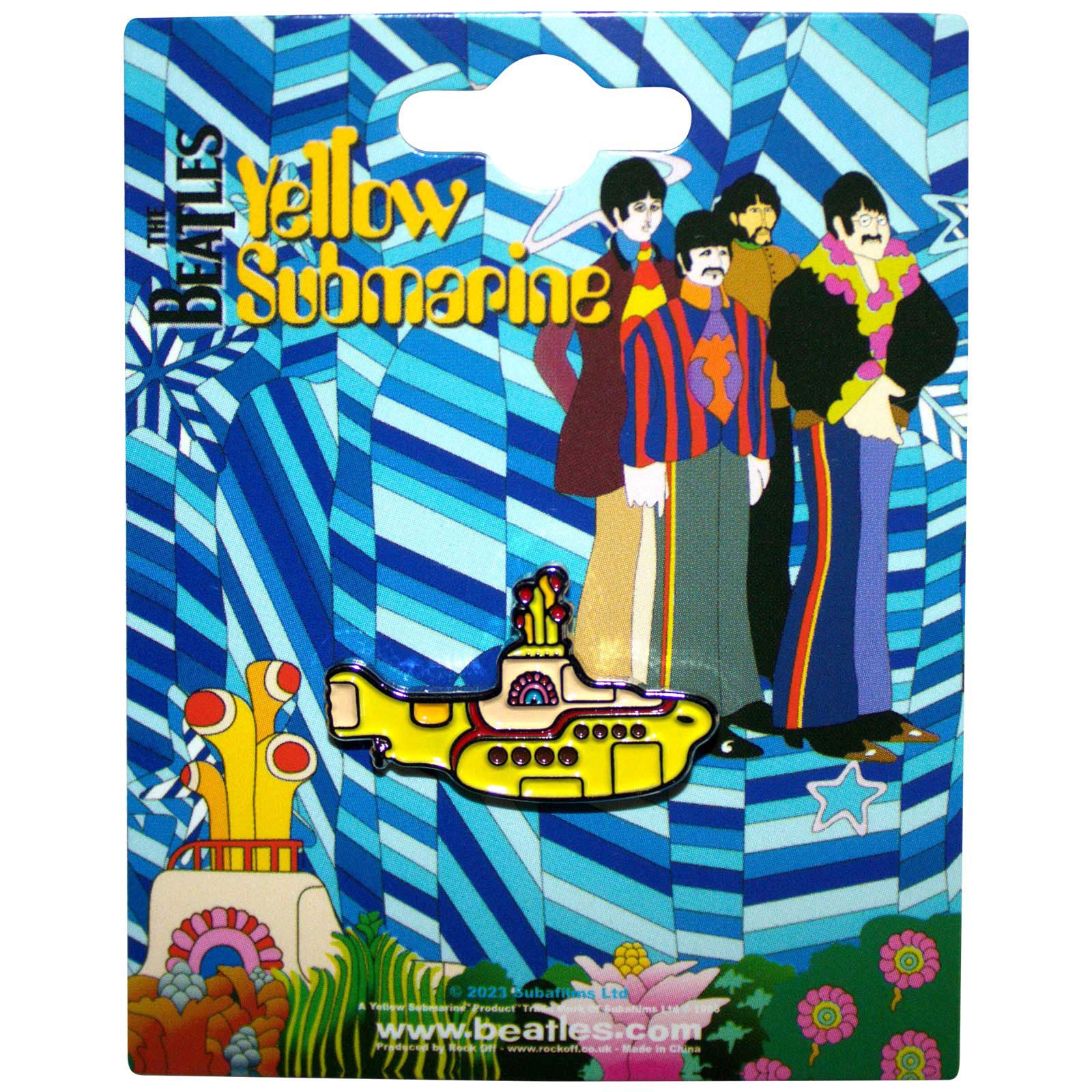 The Beatles: Yellow Submarine Pin badge – officielt merchandise